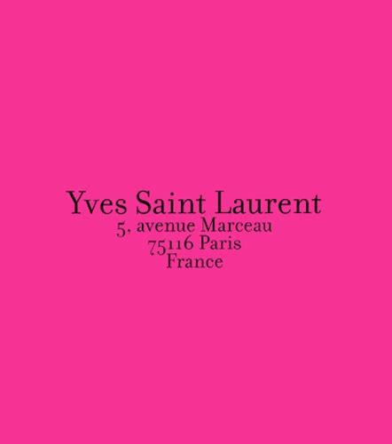 david teboul yves saint laurent|Yves Saint Laurent 5 avenue Marceau 75116 Paris: Teboul, David .